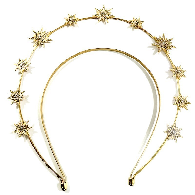 Nueva Lolita Luna Virgen halo pendientes diadema estilo europeo y americano moda aleación diadema accesorios para el cabello joyería al por mayor