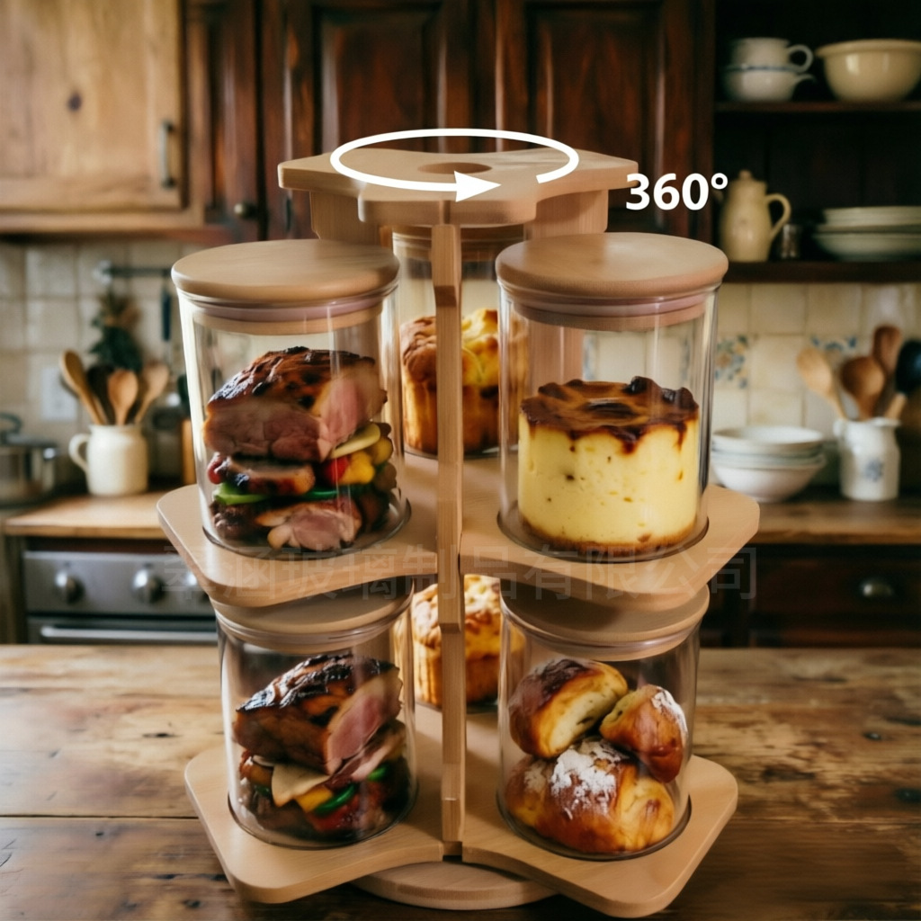 8*10 six-piece storage jar set