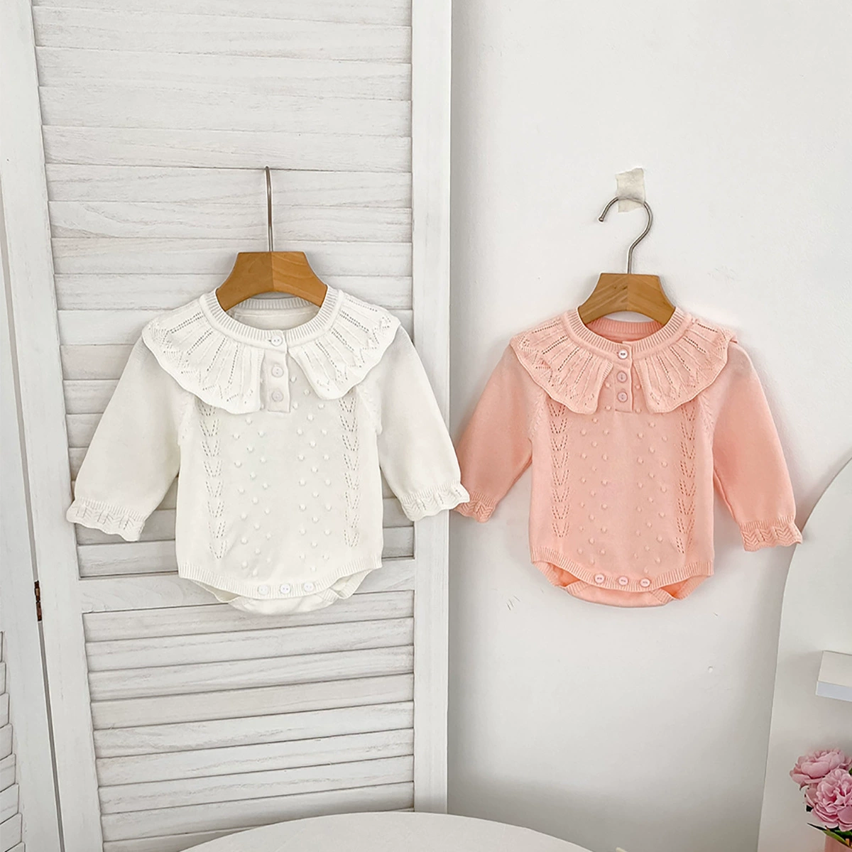 Девочка трикотажная куртка с воротником из лотоса