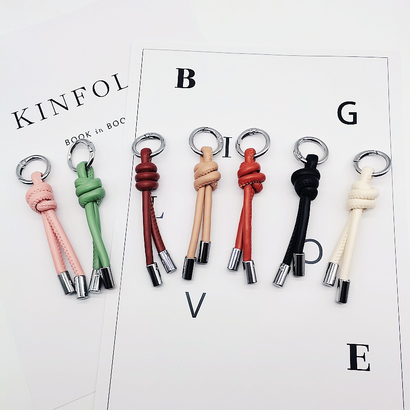 7g Weight 1 Piece Pu Leather Solid Color Bag Charms