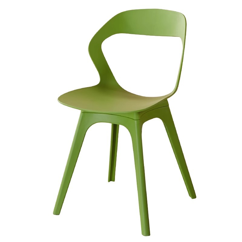 Silla de comedor con respaldo para el hogar, simple y gruesa, taburetes de plástico cómodos para sentarse, sillas de mesa de comedor comerciales nórdicas.