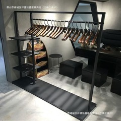 新款衣帽架落地衣架铁艺创意客厅简易卧室挂衣架组装置衣服架货架