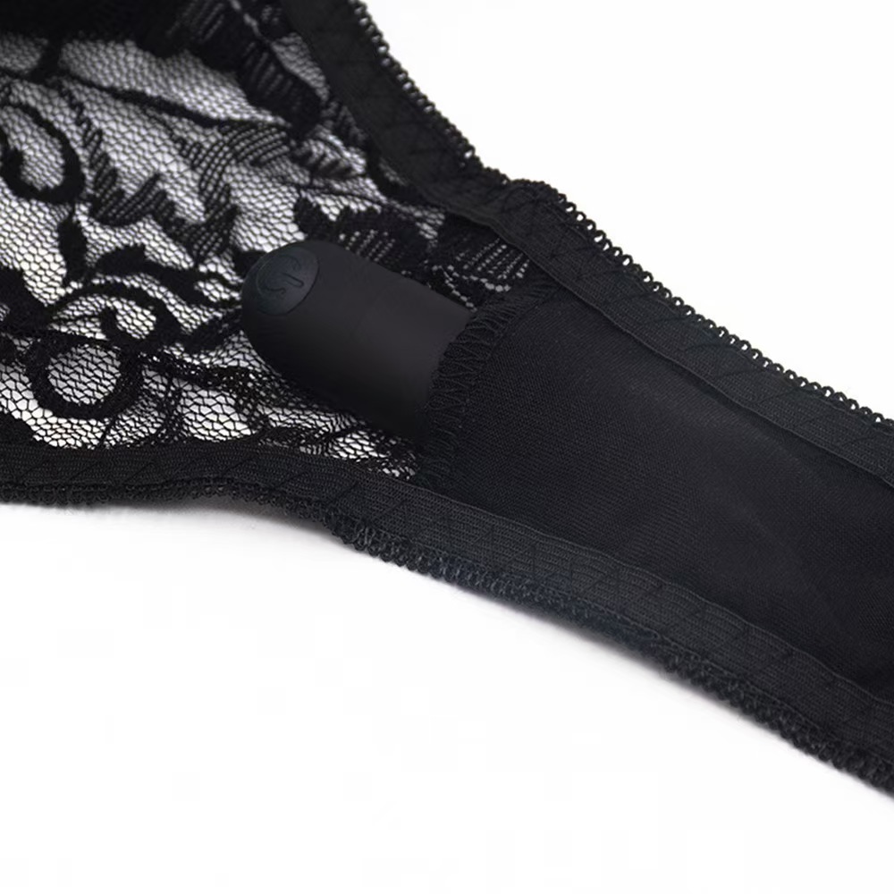 USB Rechargeable Wireless Remote Vibrating Egg Bullet Vibrator, Black ABS Body, Quiet Motor — detail image 9