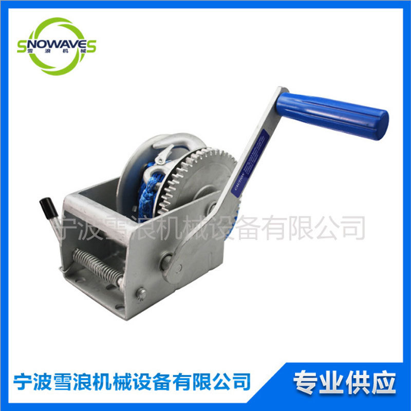 达克罗-纤维绳绞盘 手动绞盘 拖车绞盘 游艇配件 碳钢绞盘 卷扬机
