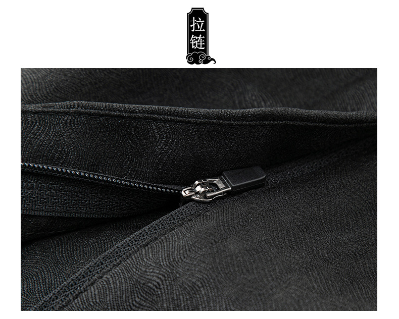Quần culottes nữ ống rộng lụa tơ tằm cao cấp họa tiết vân rùa — Da đen 246009 chi tiết 16