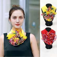 J 91126 Color Block Fashion Fake Collar ƴɫʱ�м���羳