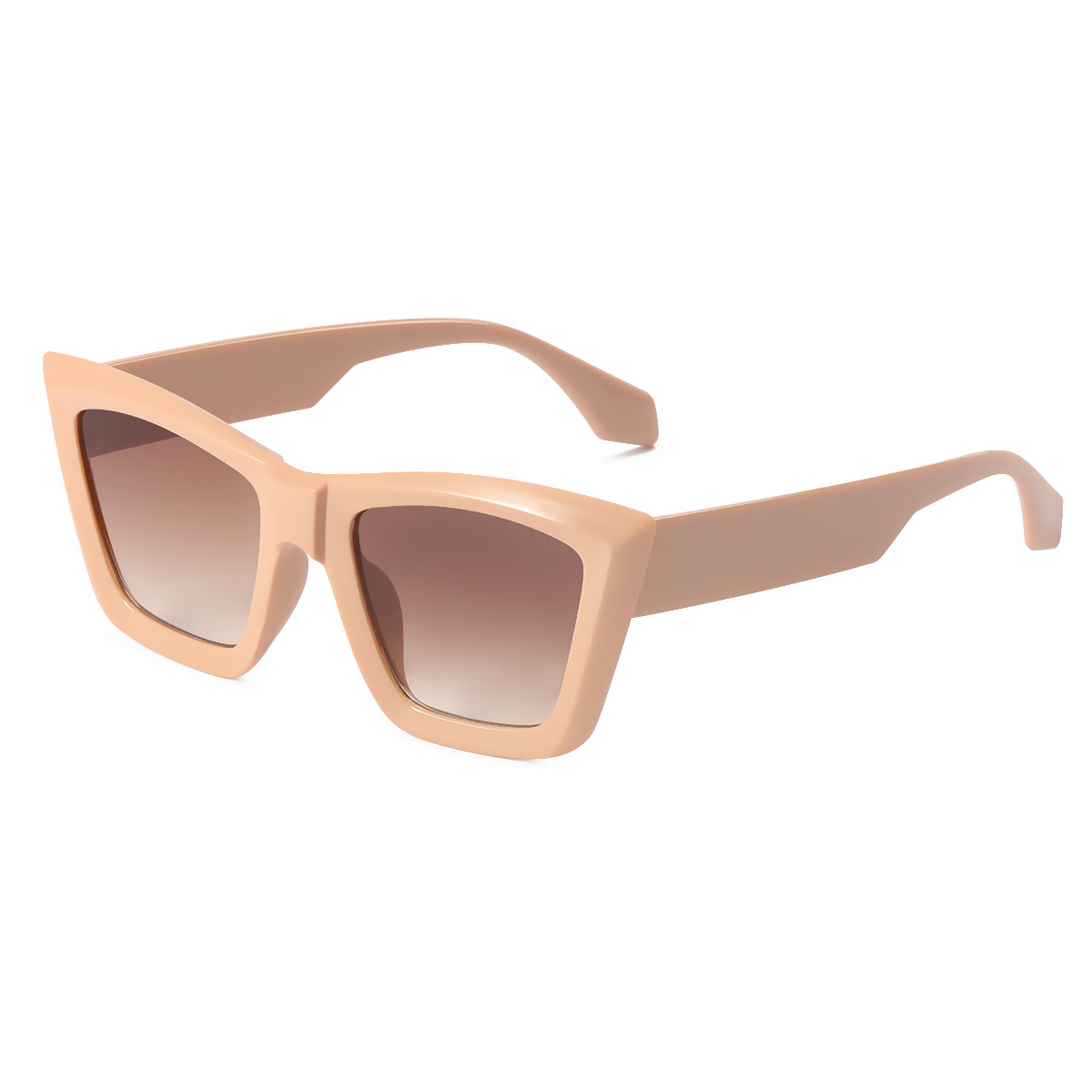 2022 nuevas gafas de sol para hombres y mujeres gafas de sol cuadradas de moda gafas de sol a prueba de rayos UV gafas de color caramelo 97114
