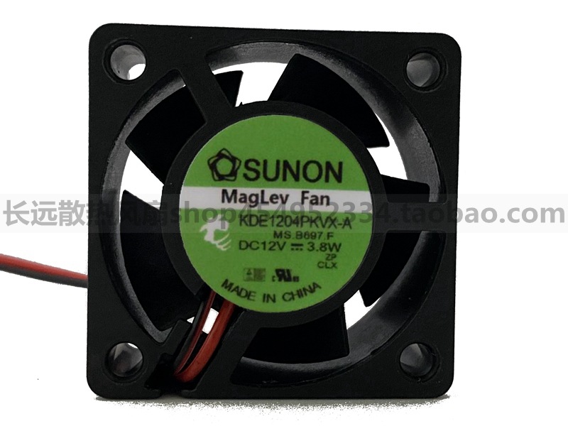 原装建准SUNON KDE1204PKVX-A 4020 12V 3.8W 交换机电源散热风扇