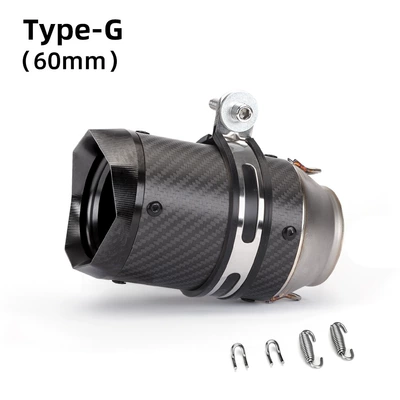 Exhaust Pipe | Exhaust pipe - c60mm-octagonal-carbon-fiber-sticker