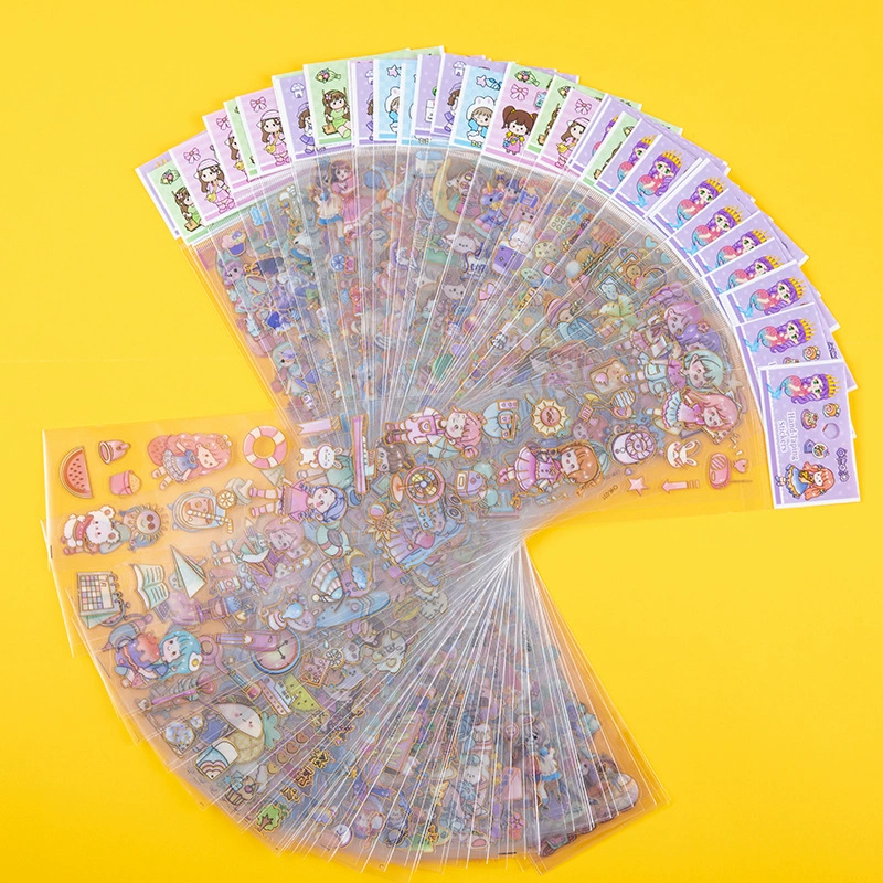 Длинные наклейки мультфильм милые наклейки на чашку с водой водонепроницаемые наклейки Студенческая рука счет Бесплатный клип 12 серия Constellation