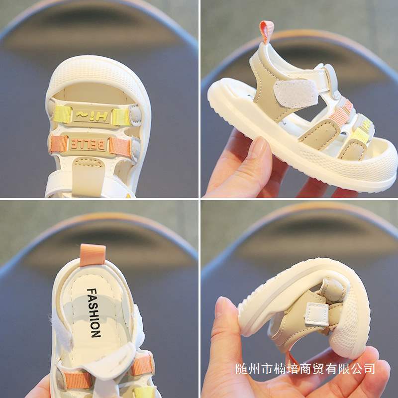 Baby Girl Sandals Summer New Baby Soft Sole Non-Slip Breathable Girls' Shoes 1-2-3 Years Old Boys Toddler Shoes