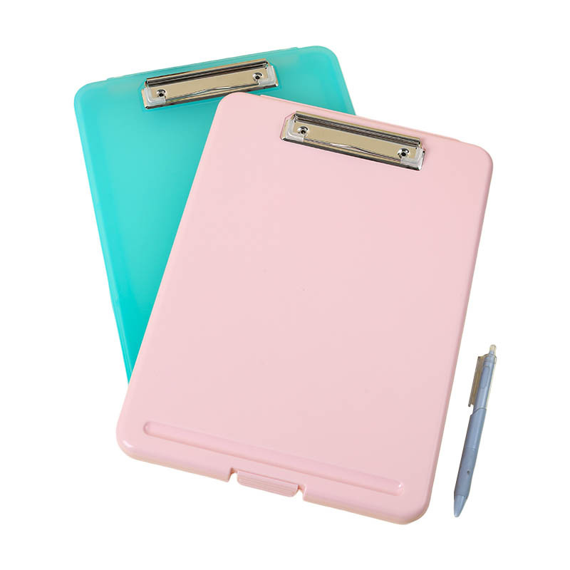 Nuevo Multi-propósito archivo A4 fuerte archivo tablero clip multifuncional libro de escritura pad archivo clip escritura archivo caja