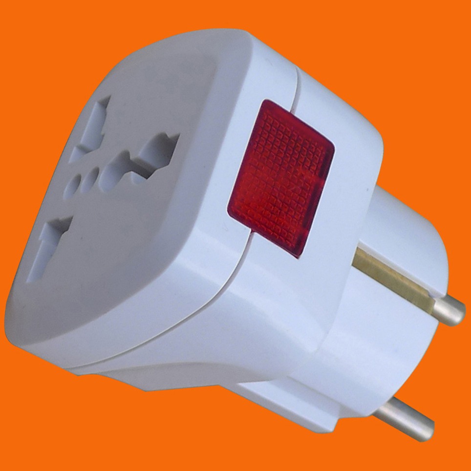 欧式插头 多功能插座 转换插头 欧式转换器（P7030）