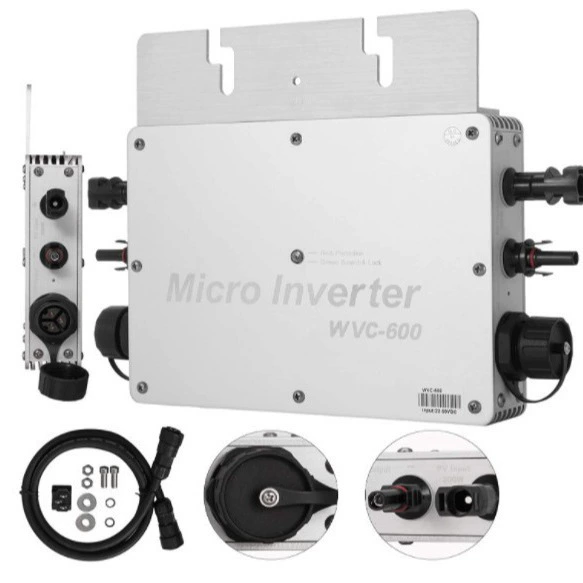 Солнечный инвертор Фотоэлектрический инвертор WVC-600W22-50V входной инвертор с сетчатым подключением