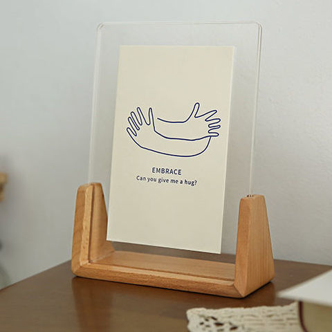 Beech U-Shaped Display Frame Creative Acrylic Table Display Photo Frame Black Walnut Photo Frame Home Beech Photo Frame Beech U-Shaped Display Frame Creative Acrylic Table Display Photo Frame Black Walnut Photo Frame Home Beech Photo Frame