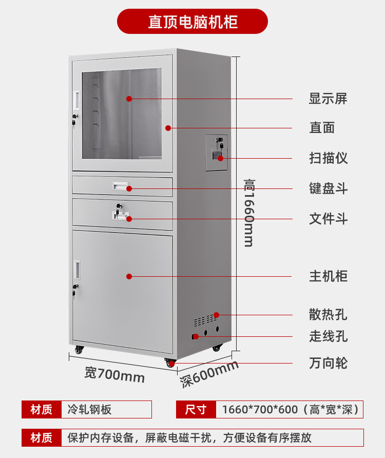 PC电脑机柜工业机柜数控机床电脑柜机箱网络柜工业控制柜仿威图柜-阿里巴巴