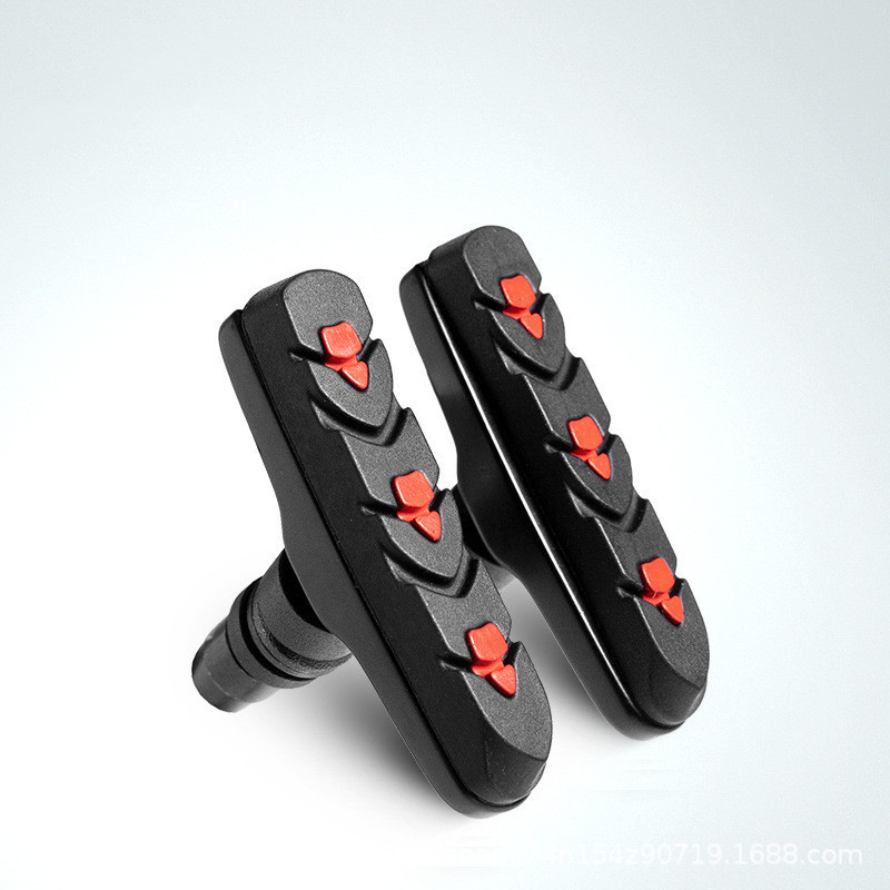 PROMEND pastillas de freno de bicicleta 767 coche plegable en forma de V abrazadera bloque de freno de goma reemplazable cáscara de aluminio almohadilla de freno