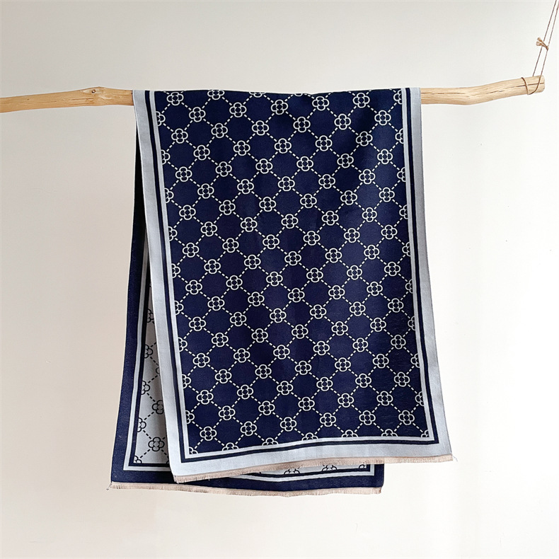 Schal für Damen im Winter, mit High-End-Gefühl, aus Kaschmir. Schal für die Klimaanlage im Büro, vielseitige Trendmarke._voghion.com