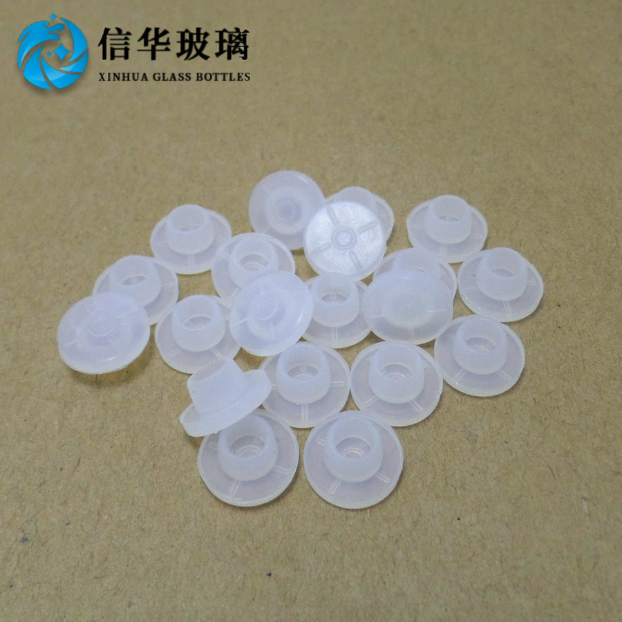 厂家供应13mm口径西林瓶硅胶塞 化妆品原液瓶玻尿酸瓶内塞