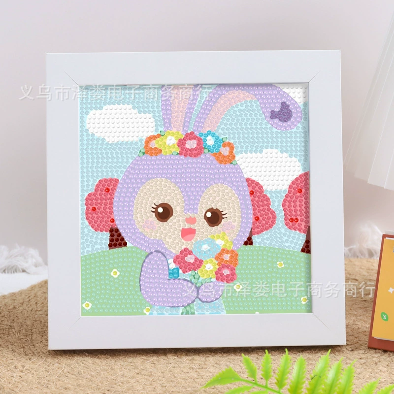 Набор для алмазной вышивки (Sanrio) Пикачу в раме, 17×17 см, комплект для полного стежка DIY