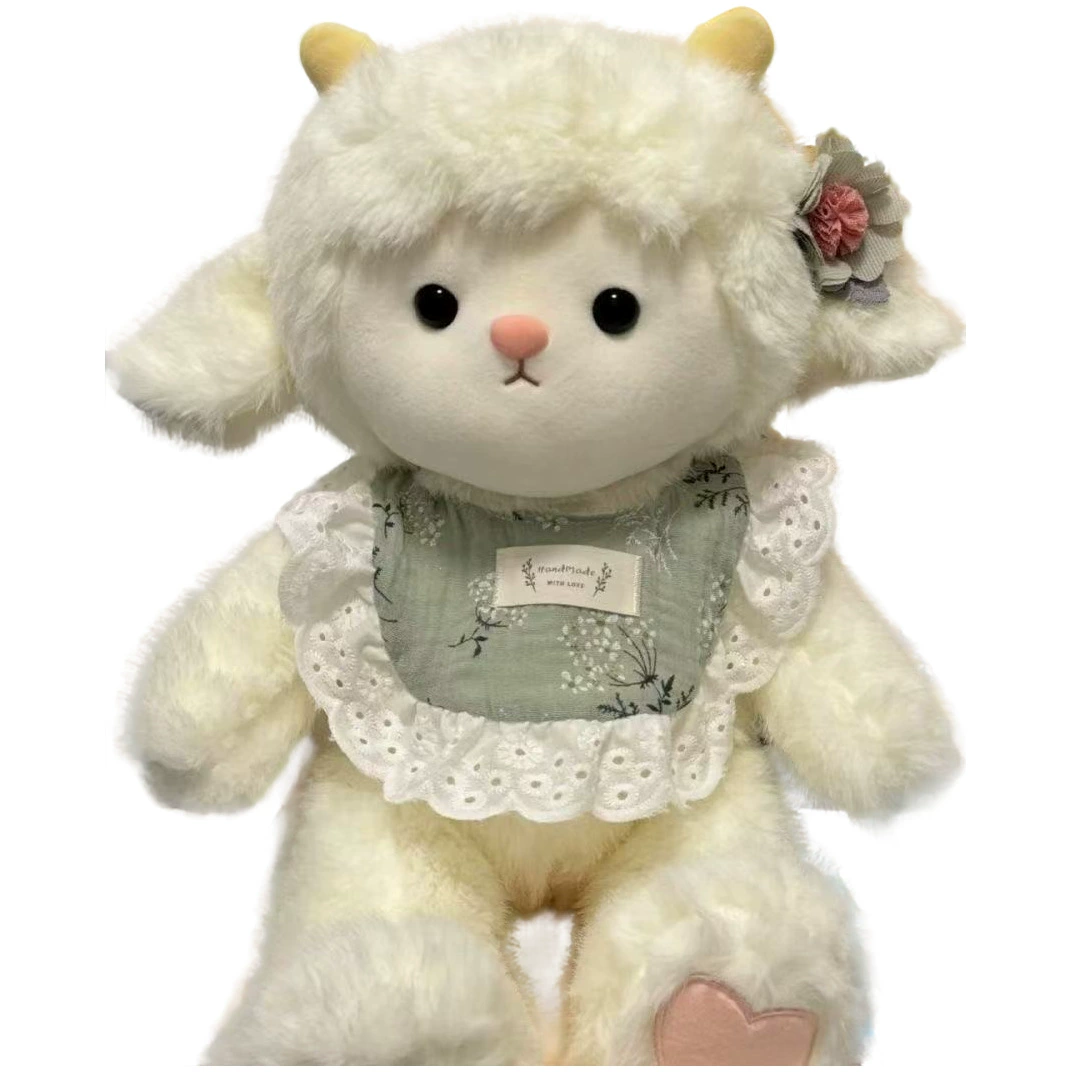 Мягкая игрушка-ягнёнок Good Night Lamb, улучшенная ткань, подушка-кукла 35/45/60 см