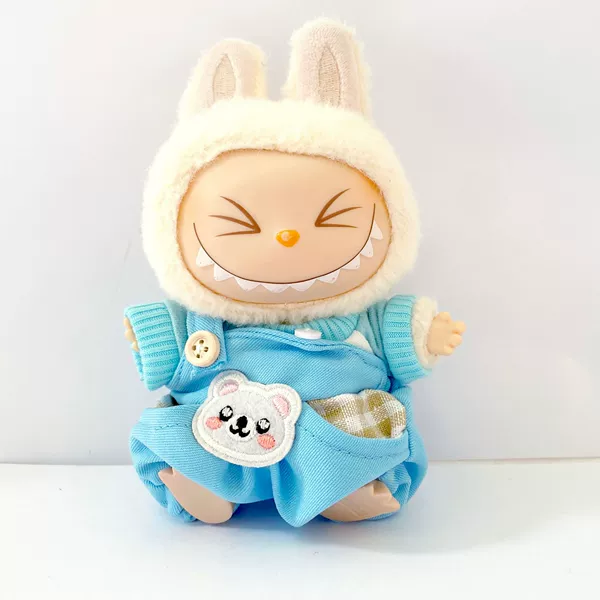 Blue overall, with little bears