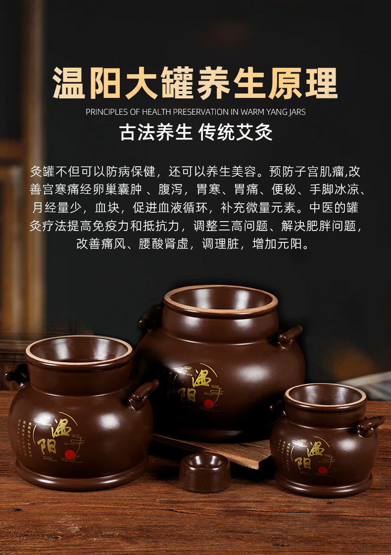 Bian Stone Warming Energy Cup Moxibustion Navel Therapy Tool with 10 Herb Packs for Wellness Massage key features