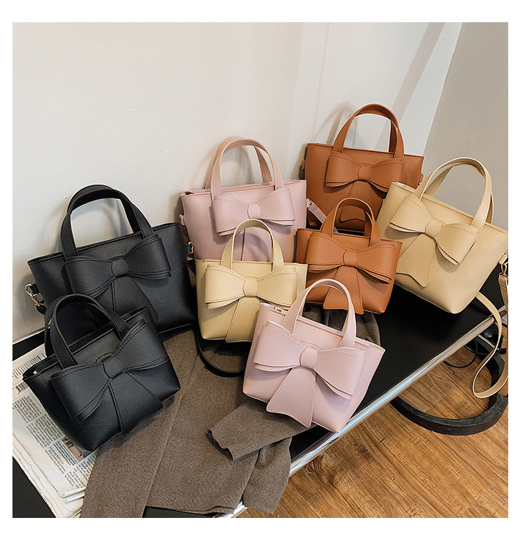 Small Pu Leather Streetwear Bucket Bag display picture 5