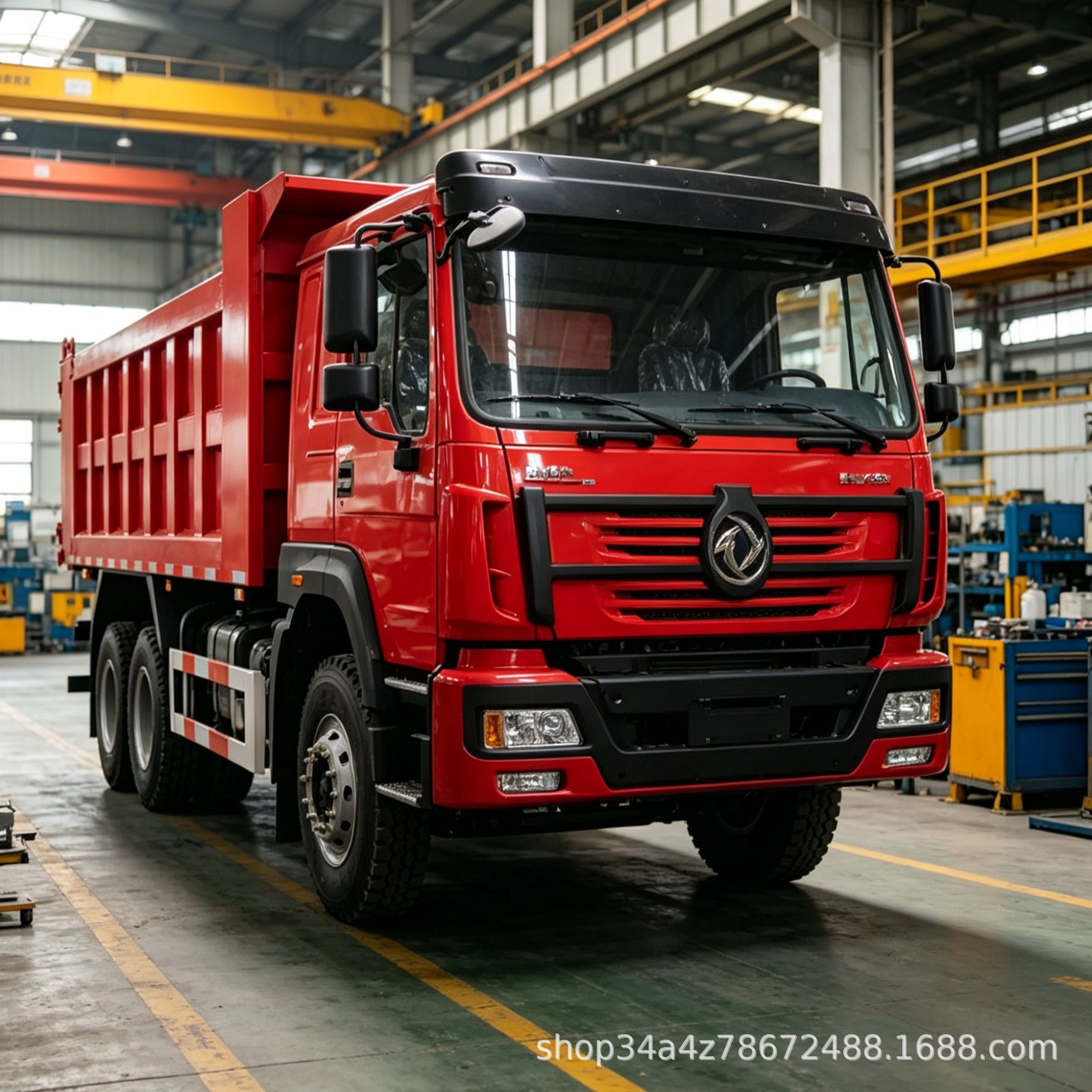 Cross-Border Trade: Sinotruk Rear-Dump Dump Truck, 6X4 Dump Truck, Howo Rear-Eight-Wheel Dump Truck, Soil Dump Truck