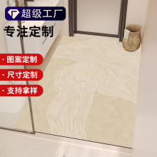 定制卫生间洗漱台吸水速干硅藻泥地垫浴室门口防滑浴室柜脚垫子