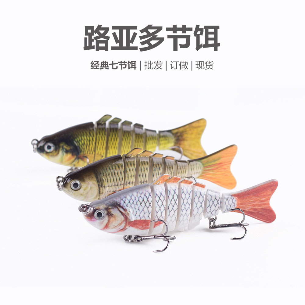 Cross-border 10cm/15g3 set 5 piezas Luya cebo multi-Sección cebo 7 Bionic cebo sumergido artes de pesca cebo