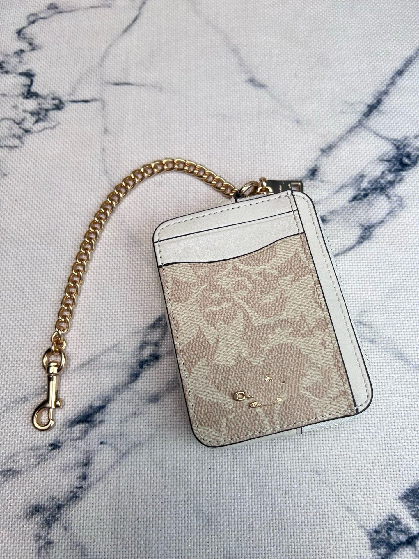 C nuevo bolso de tarjetas de cadena bolso multifuncional bolso de cambio de flores viejas bolsas de mano multipatrón bolso de dama retro europeo y americano