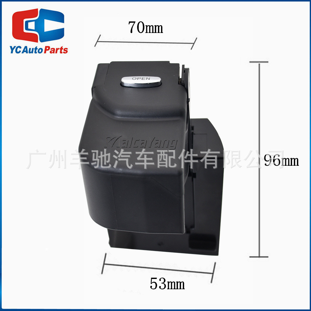 2036800879 Piezas de automóvil Consola central Taza de agua para automóvil Estante de bebidas para Mercedes-Benz Clase C W203 image 3