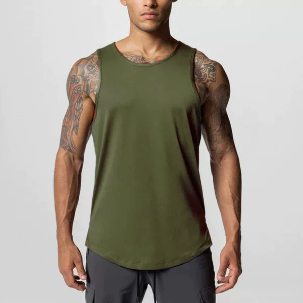 Summer European and American Large Size Muscle Sports Vest for Men, Mesh Breathable Quick-Drying Fitness Training American Basketball Vest