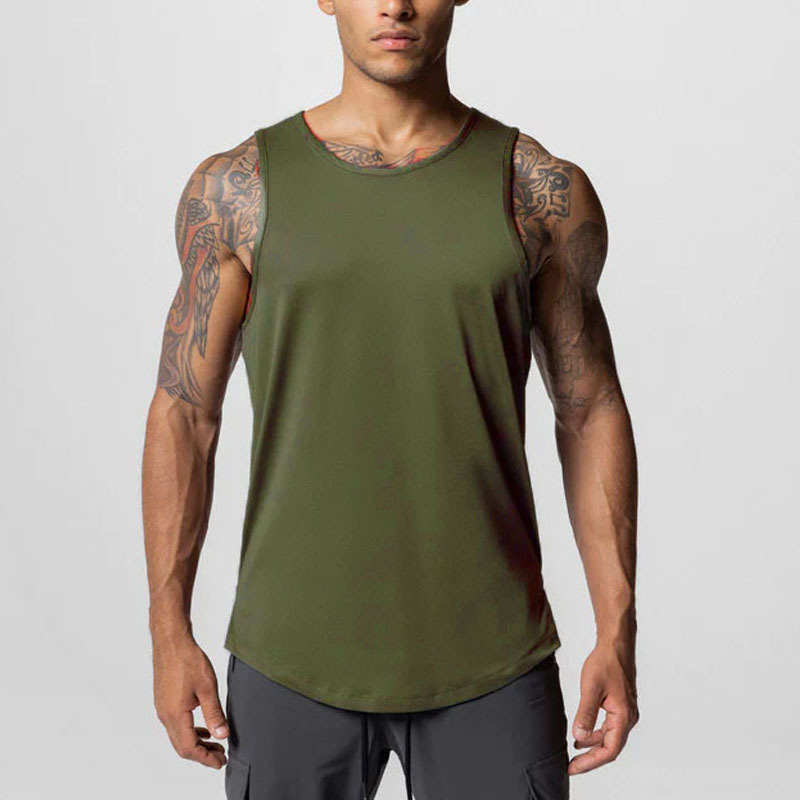 Summer European and American plus size muscle sports vest men's mesh breathable quick-drying fitness training American basketball vest Summer European and American plus size muscle sports vest men's mesh breathable quick-drying fitness training American basketball vest