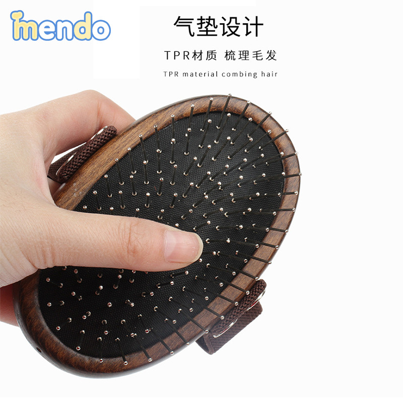 Fabricantes transfronterizos peine de aguja de madera antigua para mascotas