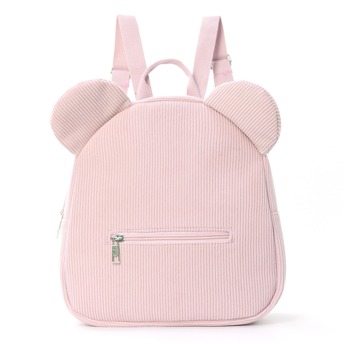 Mochila de felpa transfronteriza 2025 nueva moda casual oso oreja mochila de dibujos animados para niños