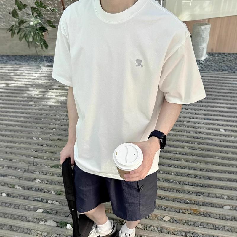 New Product Solona Quick-Drying Cool Ice Silk Short-Sleeved T-Shirt for Boys New Summer Loose Casual Round Neck Top T-Shirt