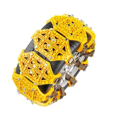 Tire snow chain Chains Thickeneded Beef Tendon Suv - snow-armor-8-pieces-yellow-free-package-and-tools