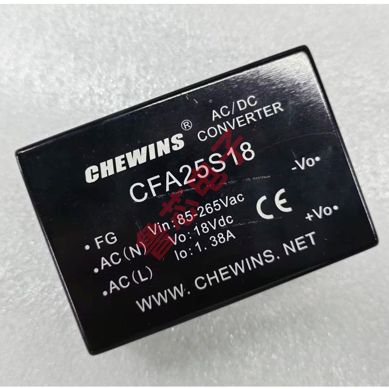AC-DC电源模块85-265V输入220V转18V 1.388A 25W稳压输出CFA25S18
