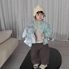 儿童毛衣开衫外套秋装韩版童装宝宝衣服秋款男童秋季套装批发定制