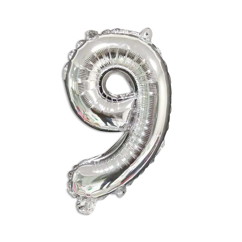 Versión estadounidense del globo de película de aluminio digital de 40 pulgadas de cuerpo delgado Decoración de fiesta de cumpleaños Helio flotando en el aire Globo grande transfronterizo de 42 pulgadas