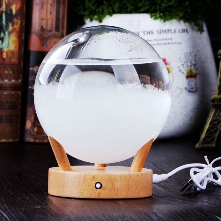 Nueva bola de cristal tormenta botella pronóstico del tiempo regalo creativo Cisne decoración regalo fábrica al por mayor