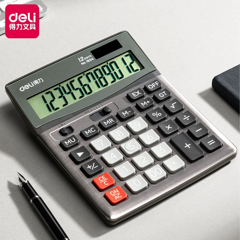 Кнопка 1654 дела офиса двойной силы калькулятора финансового учета гастронома особенная Солнечная большая экрана большая