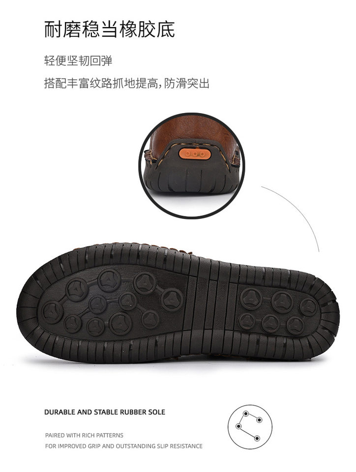 Giày lười nam cổ cao dáng thể thao ngoài trời, đế phẳng, mũi tròn, phong cách giản dị — 7567 kaki, 7567 kaki cộng với nhung, 7567 màu nâu sẫm, 7567 màu nâu sẫm cộng với nhung chi tiết 7