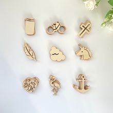 DIY木片激光雕刻镂空贴片木制工艺品装饰摆件2mm夹板原木片