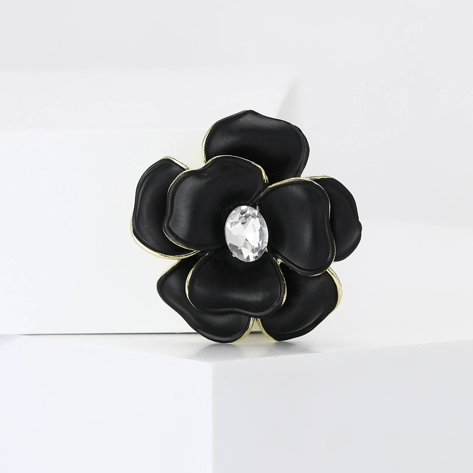 Flower Pattern Lady Pin Flower Alloy Enamel Women's Brooches