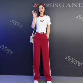 1199艺熙制衣厂抖音直播爆款网红运动服休闲套装女夏季时尚两件套