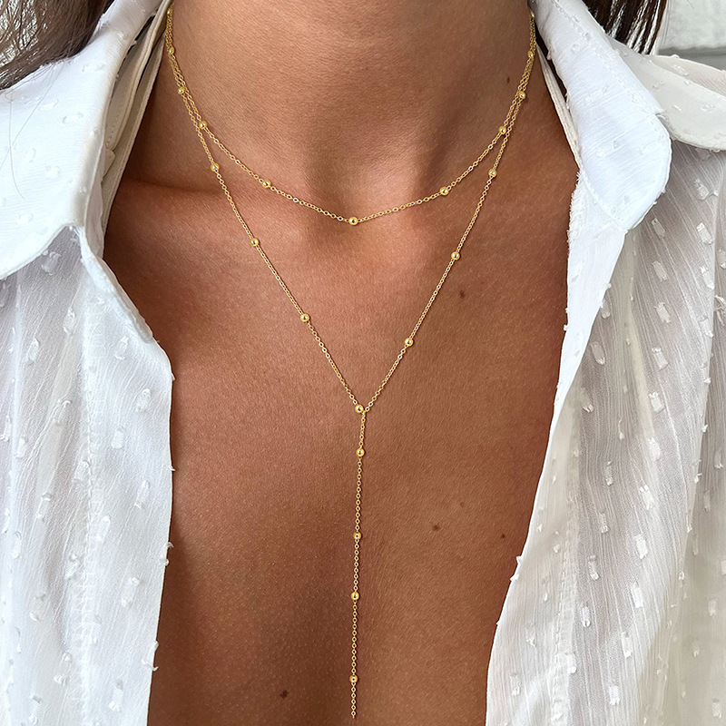 1 Piece Quantity Casual Simple Style Geometric Metal Wholesale Necklace