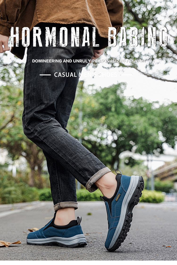 Men's Loafers, Popular Large-size Men's Slip-on Casual Sneakers, Canvas Shoes_vogvips.com